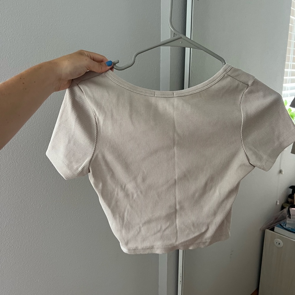 CROPPED TEE SHIRT - Picture 12 of 13